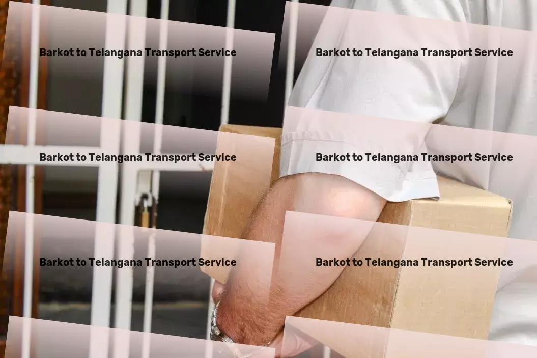 Barkot to Telangana Transport Total logistics solutions