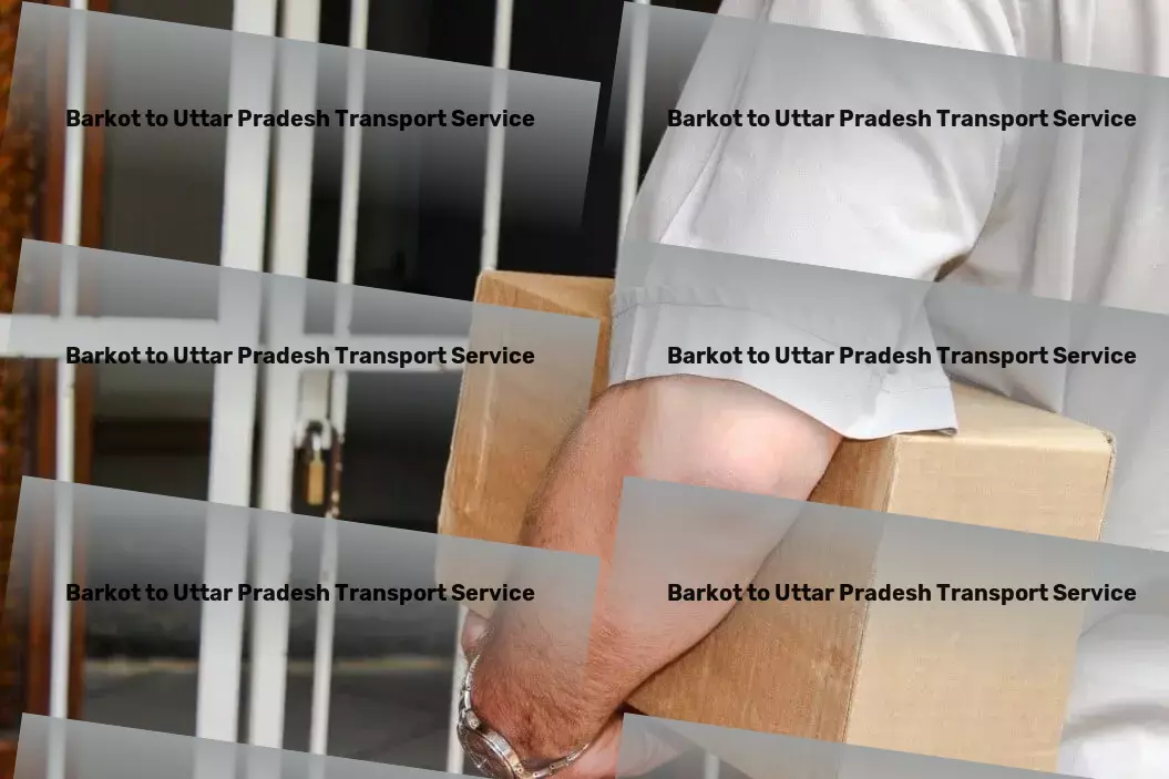 Barkot to Uttar Pradesh Transport High-volume cargo transport