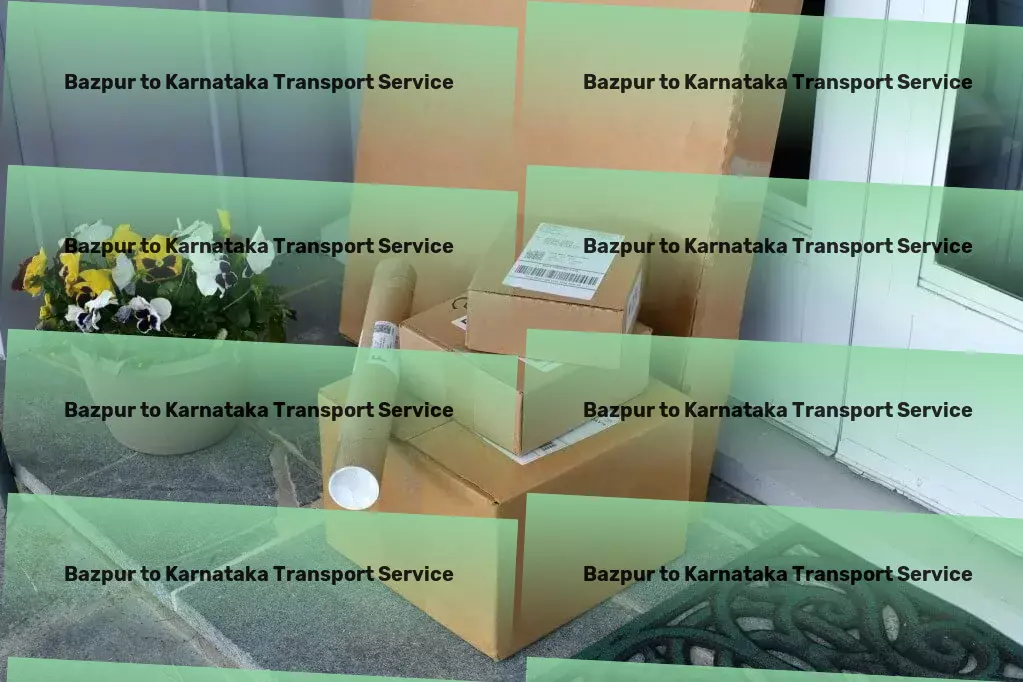 Bazpur to Karnataka Transport Courier and parcel services