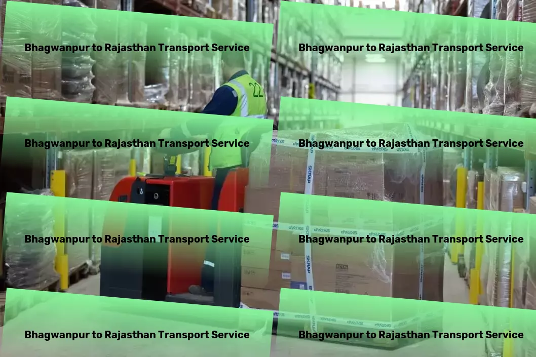 Bhagwanpur to Rajasthan Transport Specialized logistics services