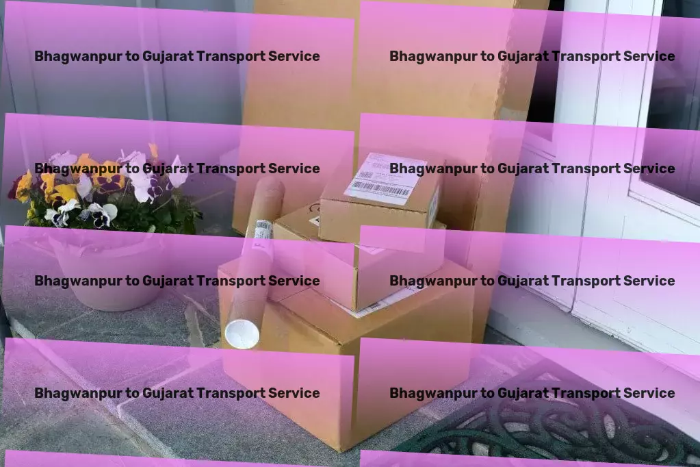 Bhagwanpur to Gujarat Transport Navigating through Indian transport complexities, made easy! - Heavy goods transport services