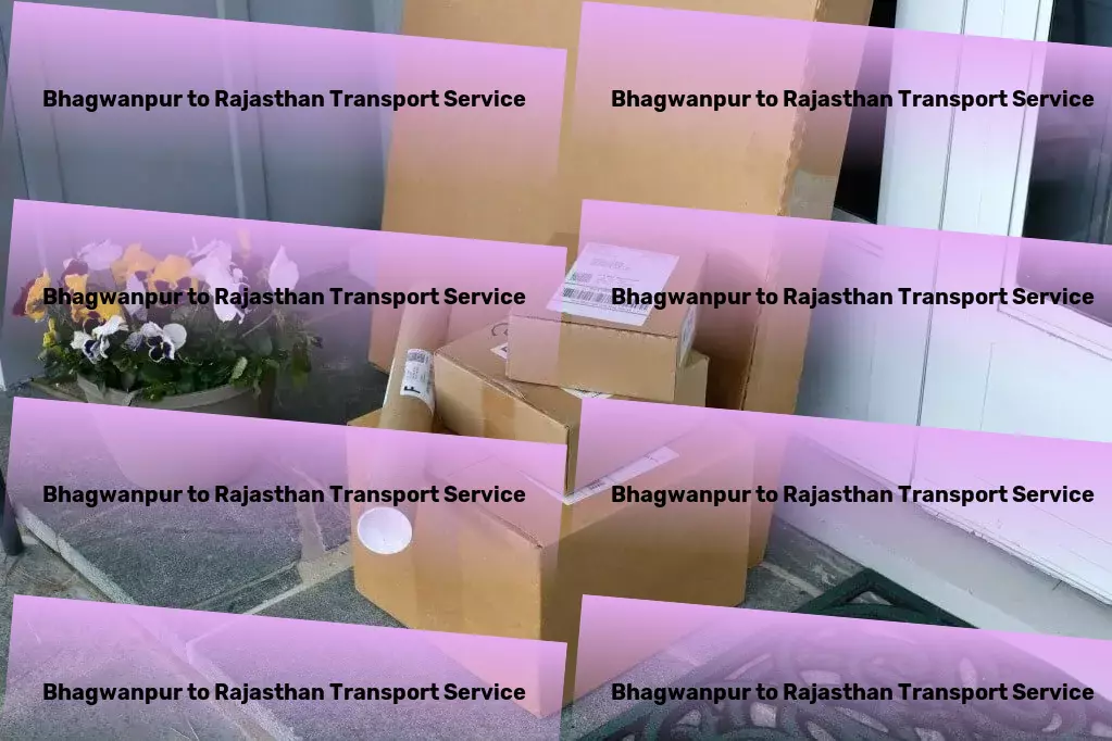 Bhagwanpur to Rajasthan Transport High-speed package forwarding