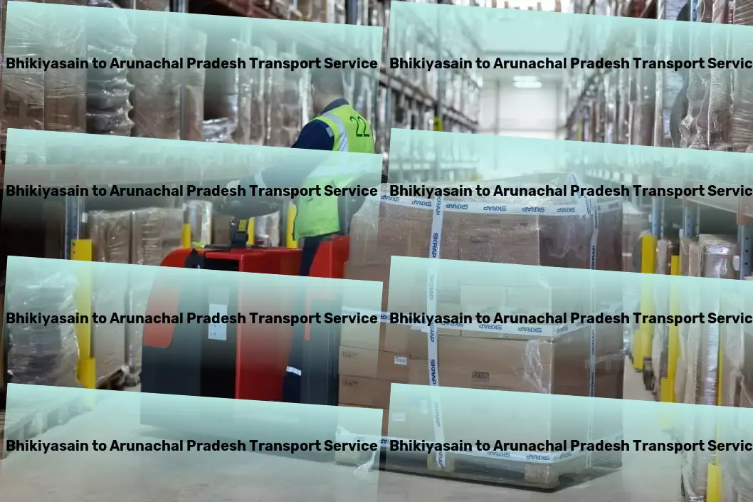 Bhikiyasain to Arunachal Pradesh Transport Urban freight and shipment services