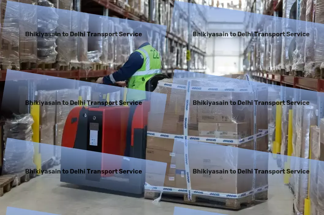 Bhikiyasain to Delhi Transport Nationwide road freight