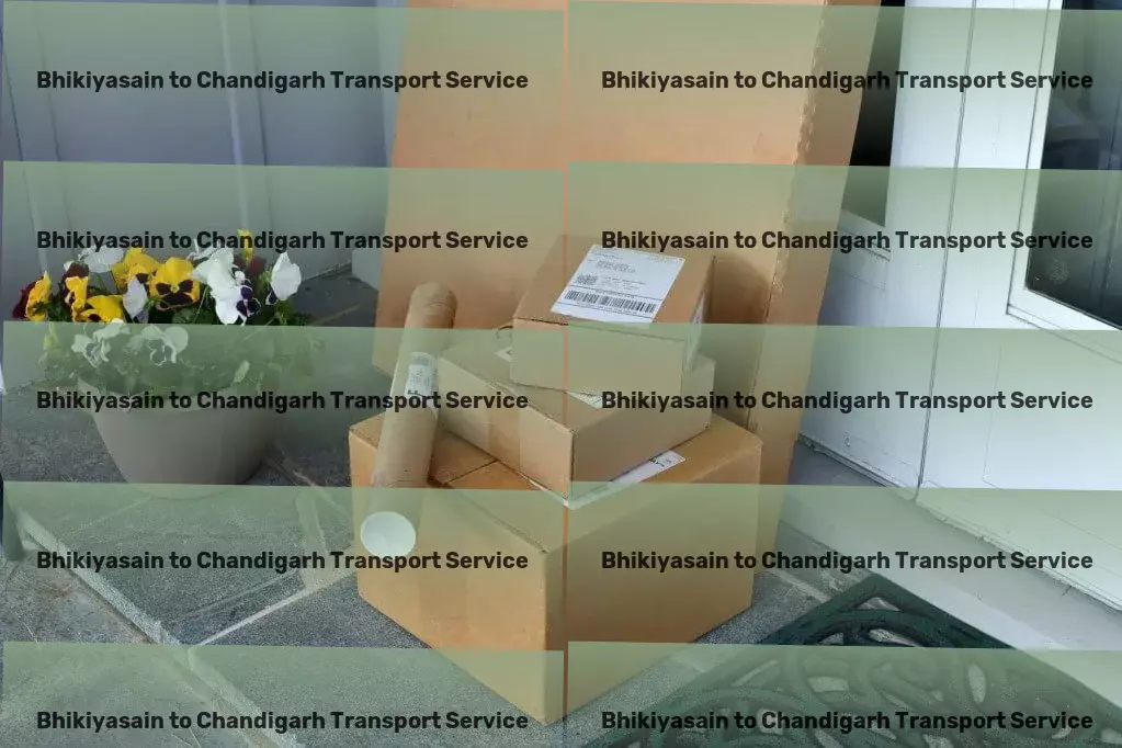 Bhikiyasain to Chandigarh Transport National logistics coordination