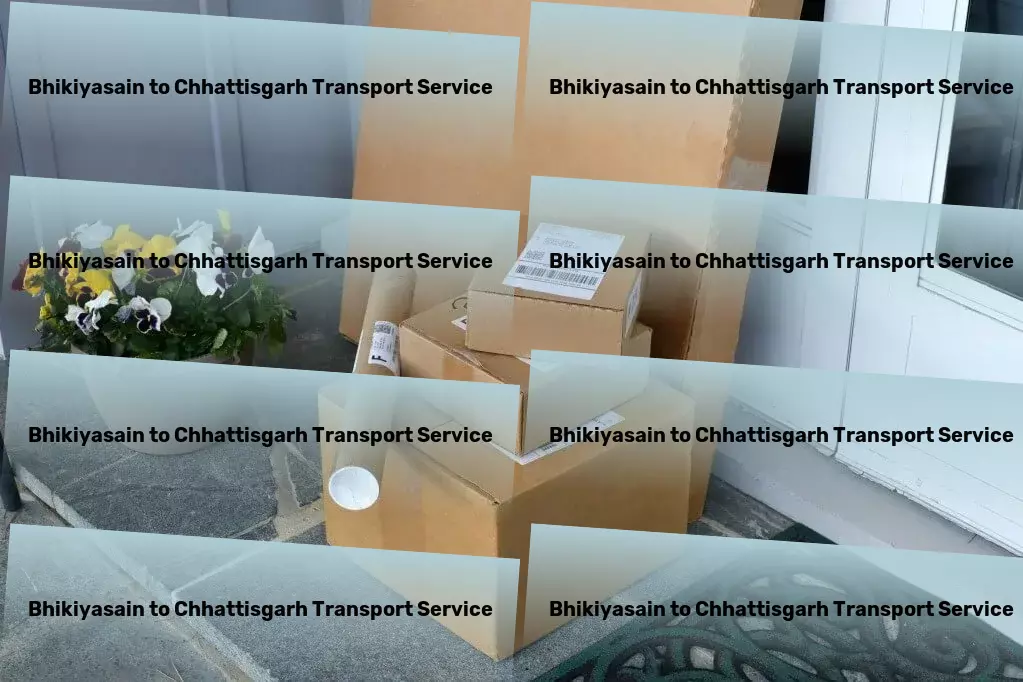 Bhikiyasain to Chhattisgarh Transport Your gateway to efficient and hassle-free transportation in India! - Quick parcel logistics