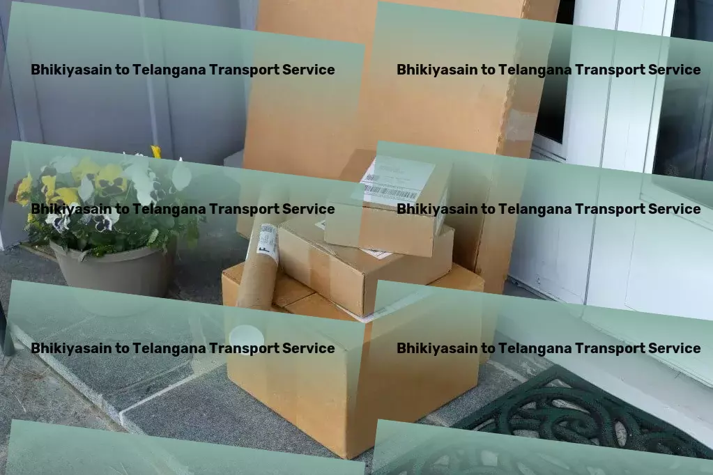 Bhikiyasain to Telangana Transport Simplify your logistics with our expertise! - Urban cargo logistics