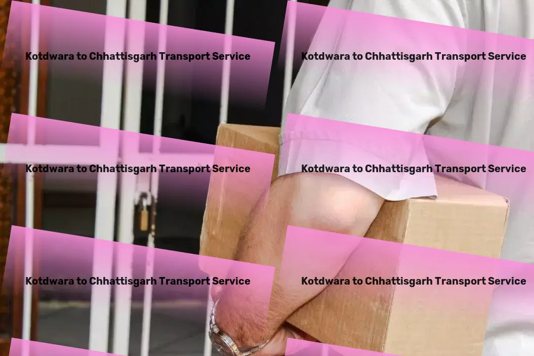 Kotdwara to Chhattisgarh Transport Say goodbye to travel woes with next-gen commuting solutions! - Fast cargo delivery