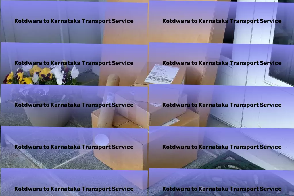 Kotdwara to Karnataka Transport Leading with innovation, leading in Indian transportation services! - Full truckload shipping