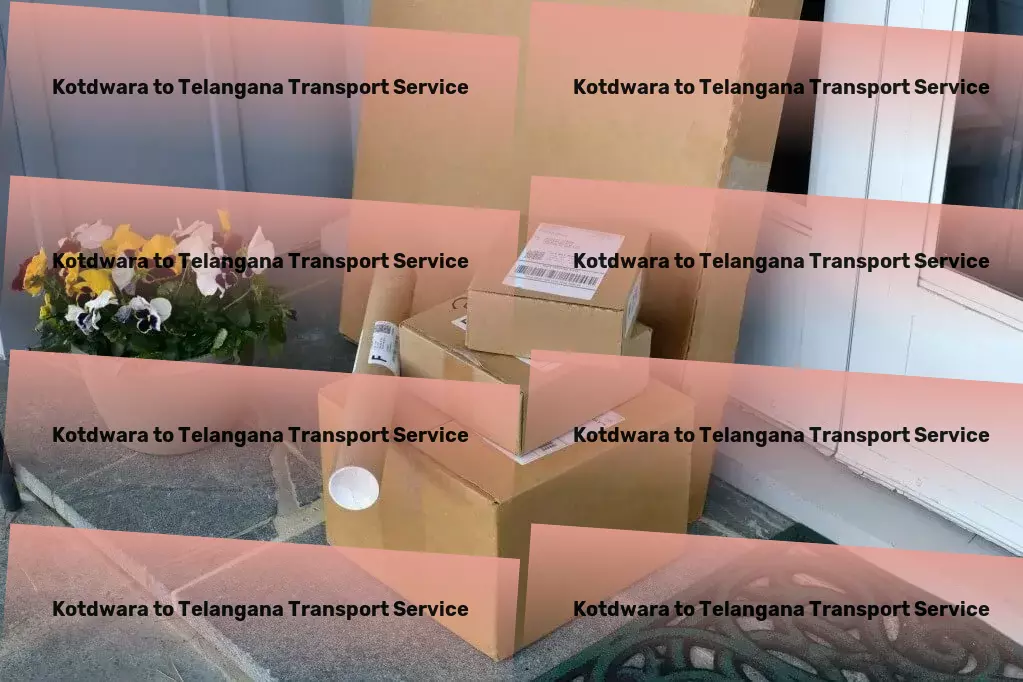 Kotdwara to Telangana Transport Interstate parcel delivery