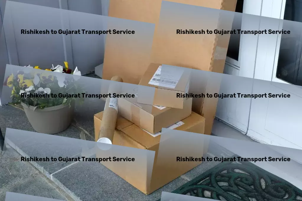 Rishikesh to Gujarat Transport Express household moving